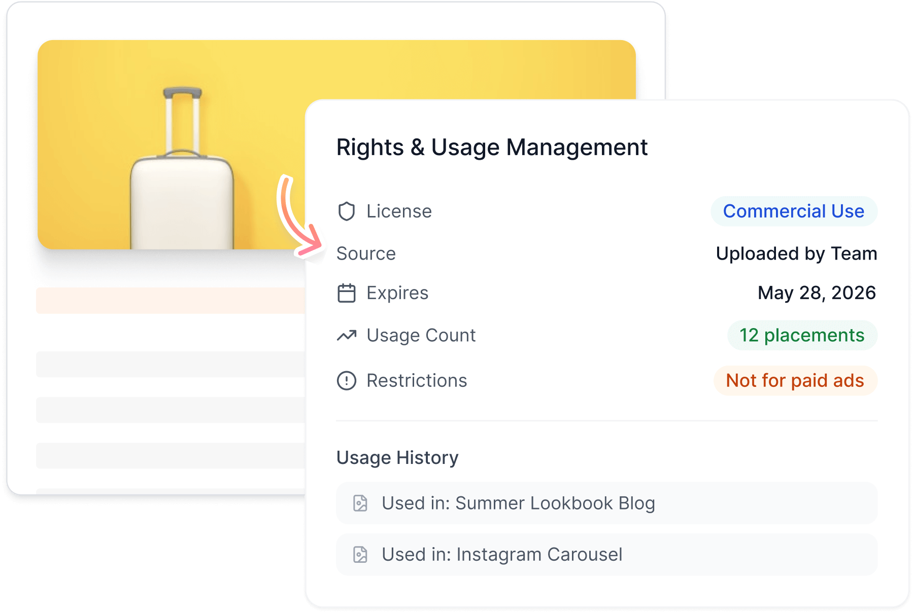 Rights and usage management