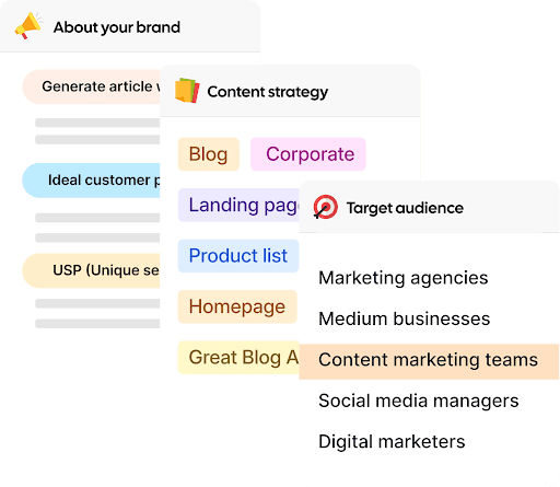 Keep one consistent brand voice