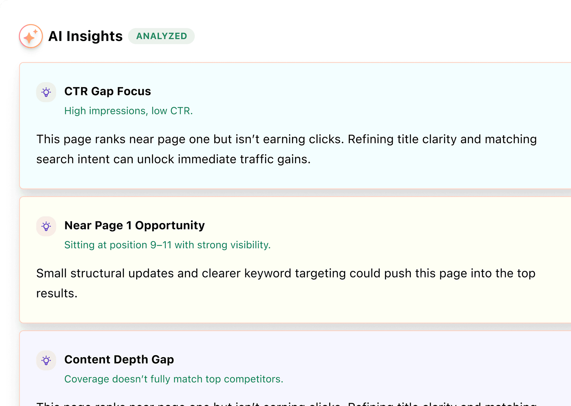 AI insights that explain everything simply