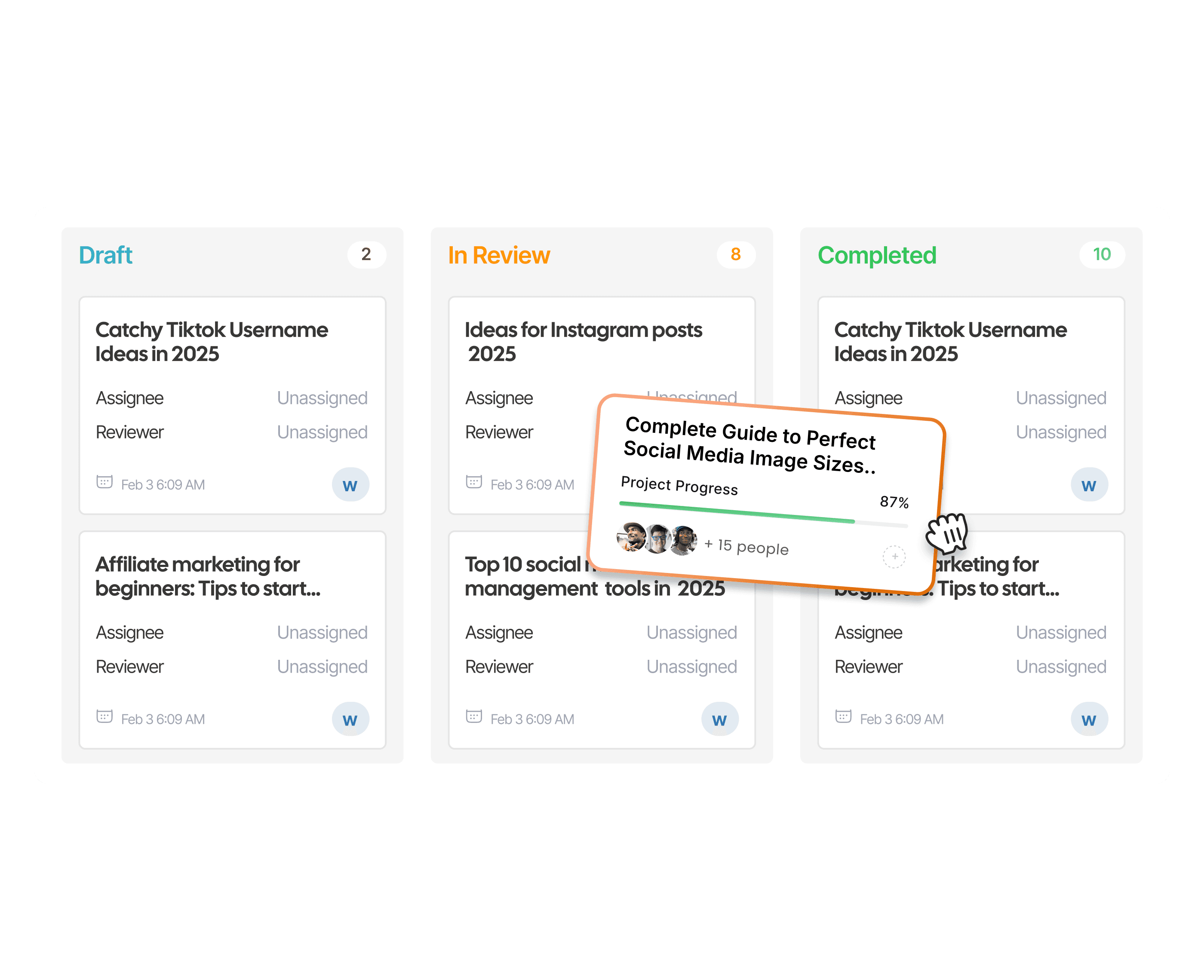 Organize and collaborate with your team