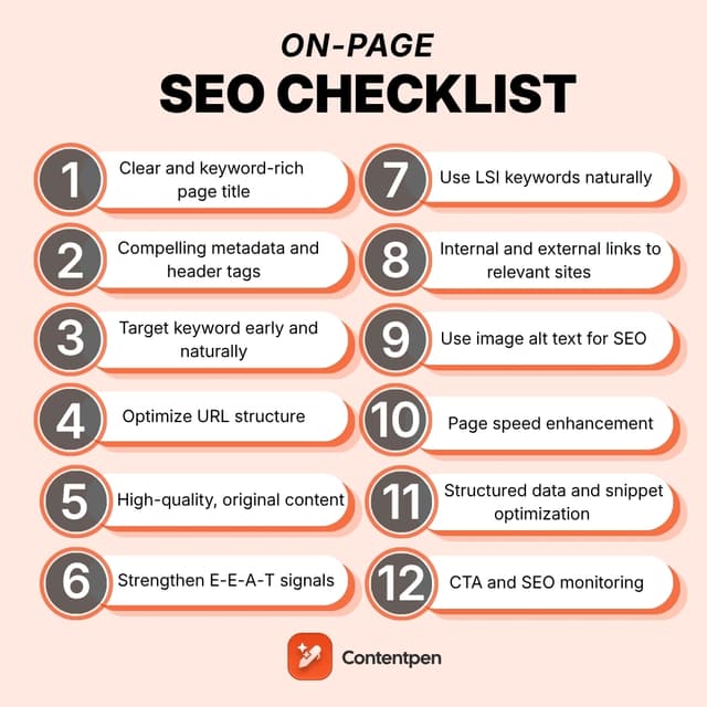 On-Page SEO Checklist 2026: 17 Steps to Rank Higher