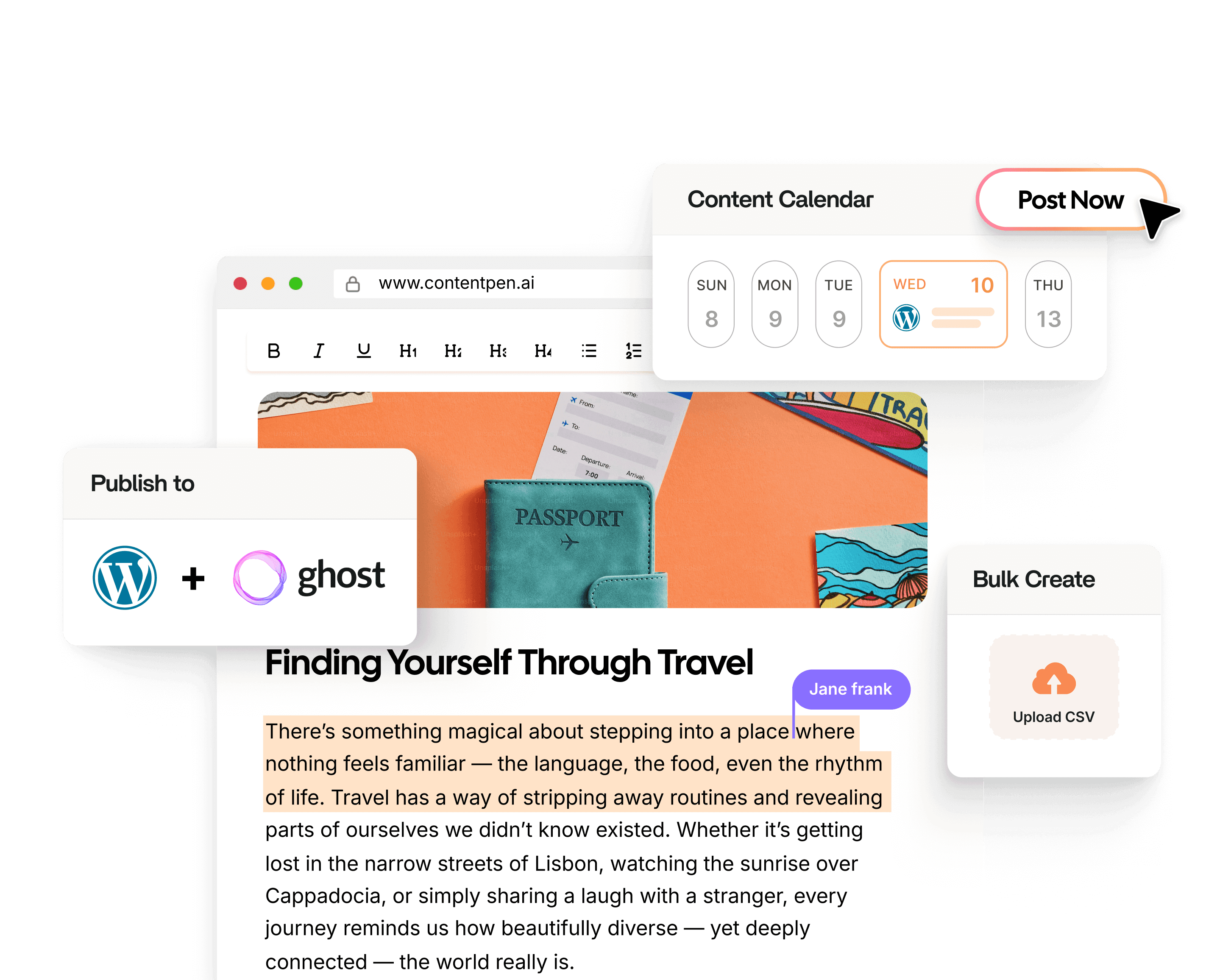 AI SEO Interface