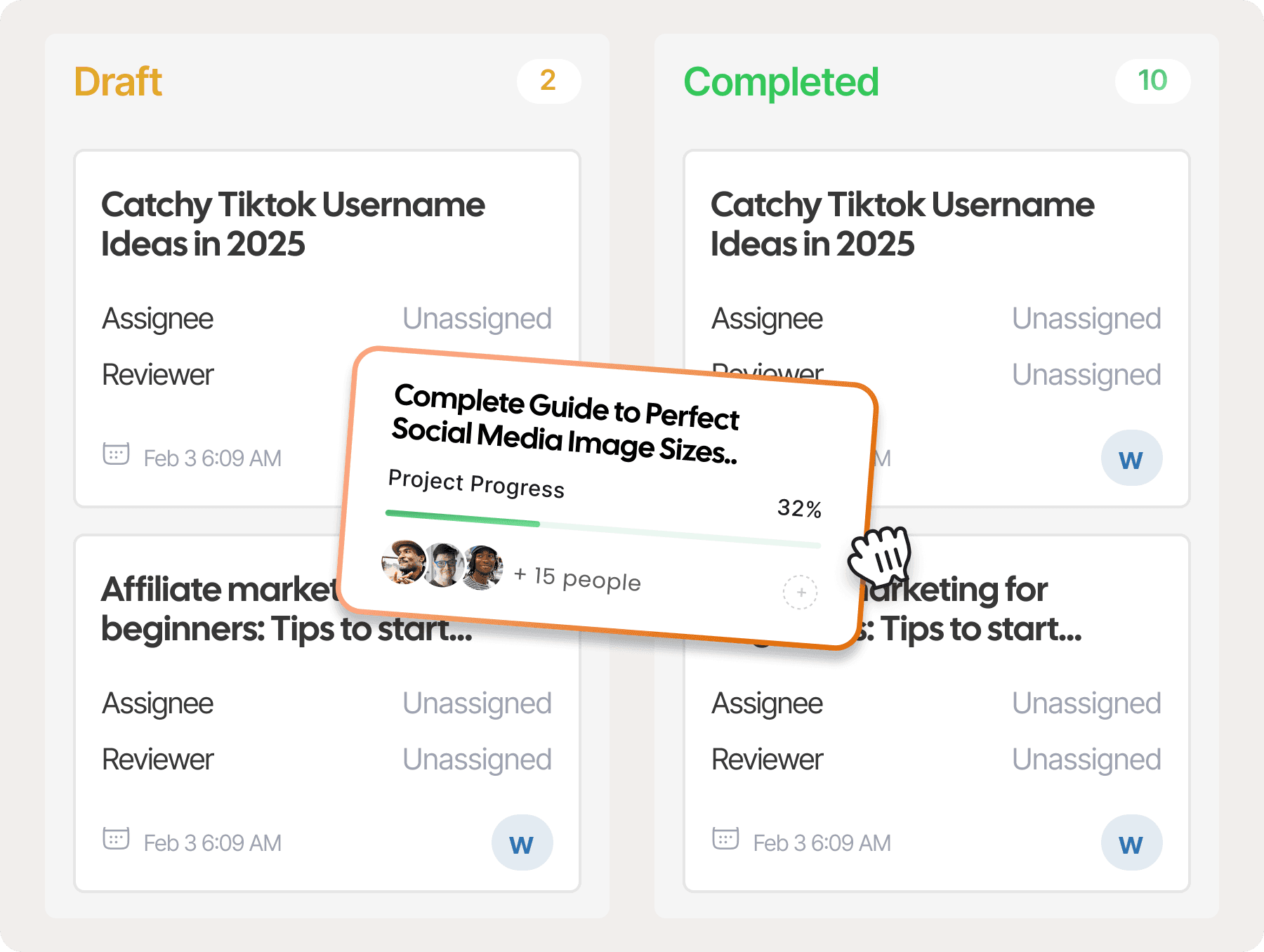 AI SEO Interface
