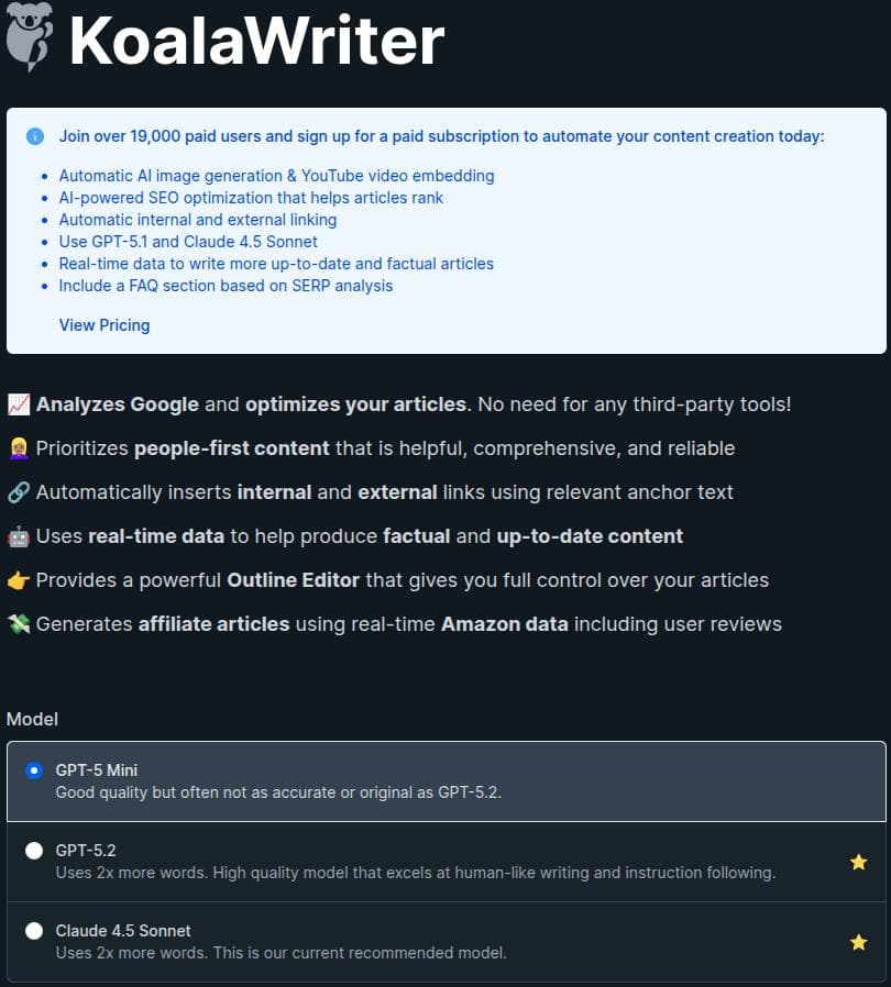 KoalaWriter main interface.