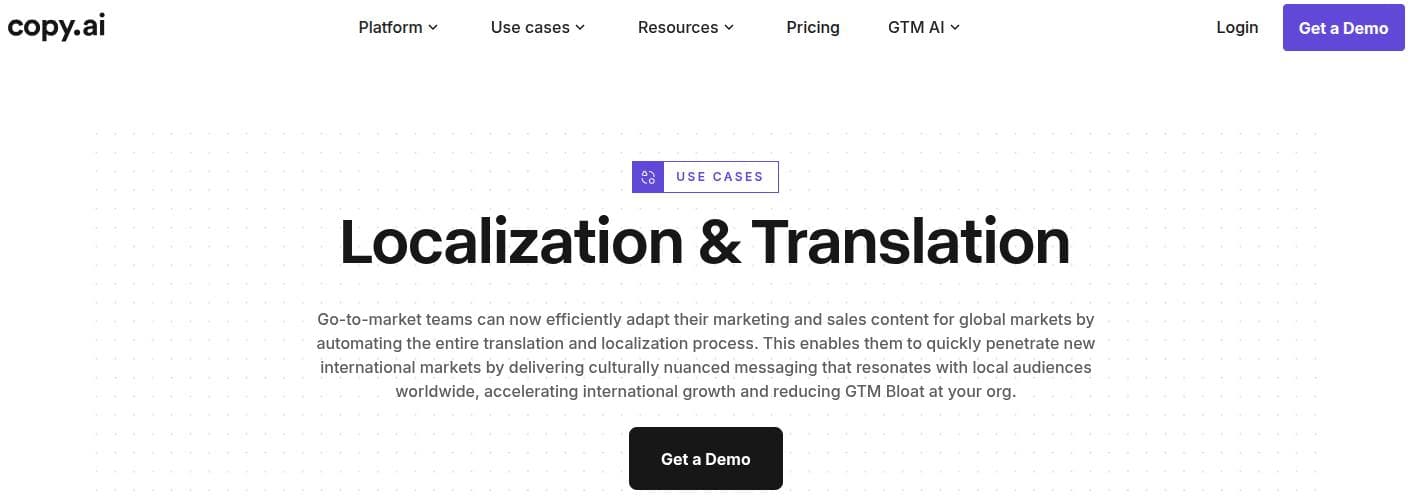 Content Translation and Localization - Copy.ai.