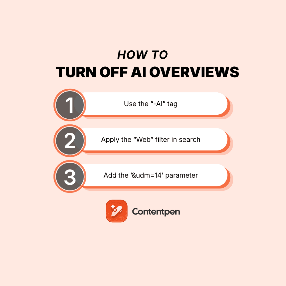 How to turn off AI Overviews in 2026.