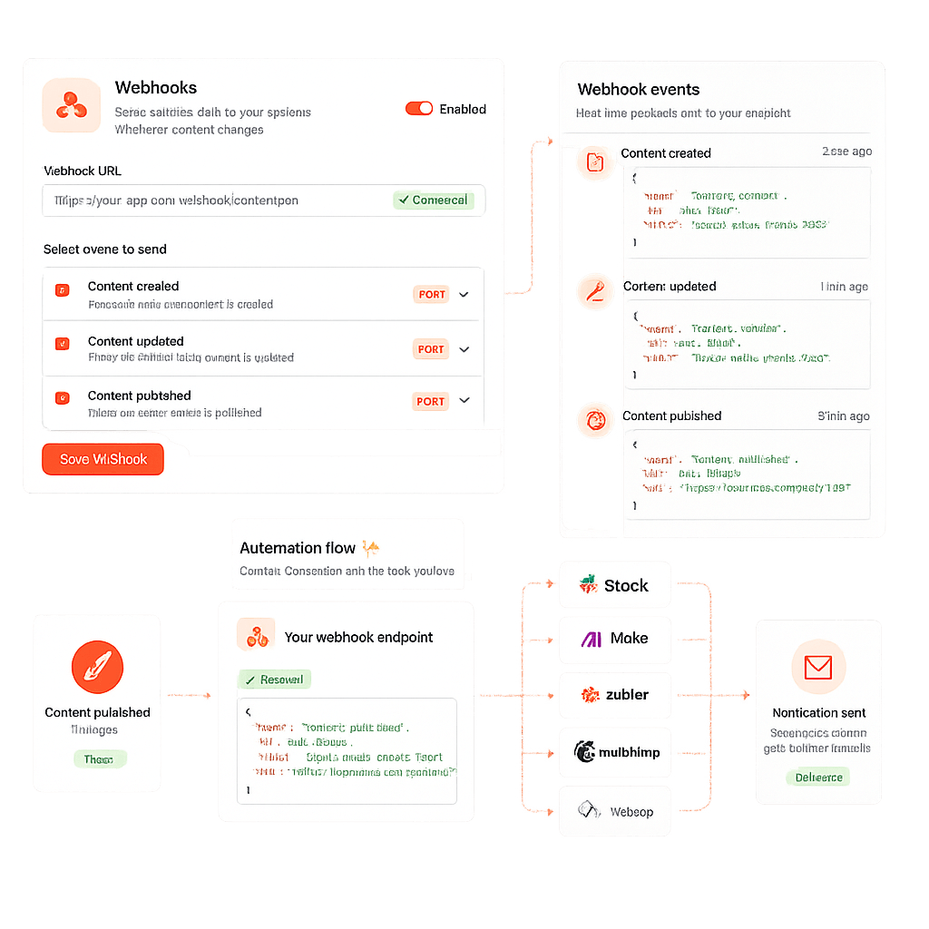 Webhooks for custom workflows 