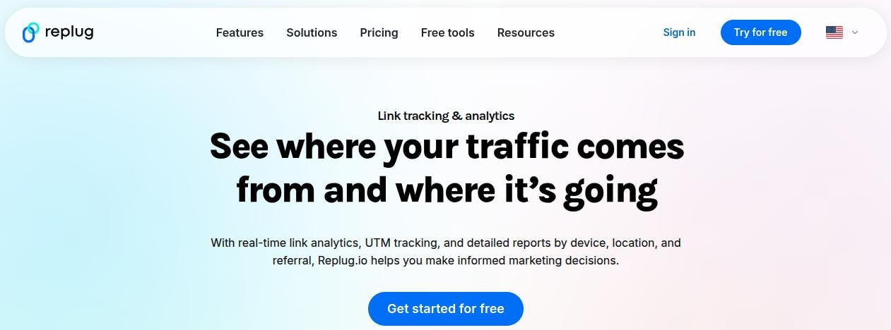 Replug link tracking tool.