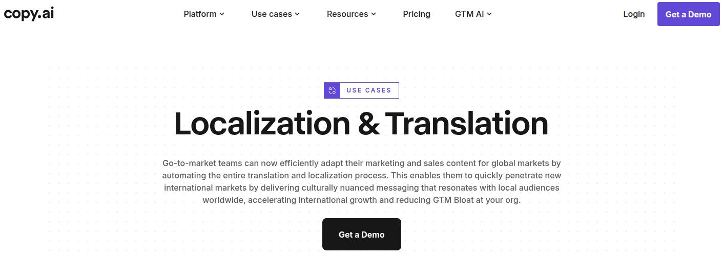 Content Translation and Localization - Copy.ai.