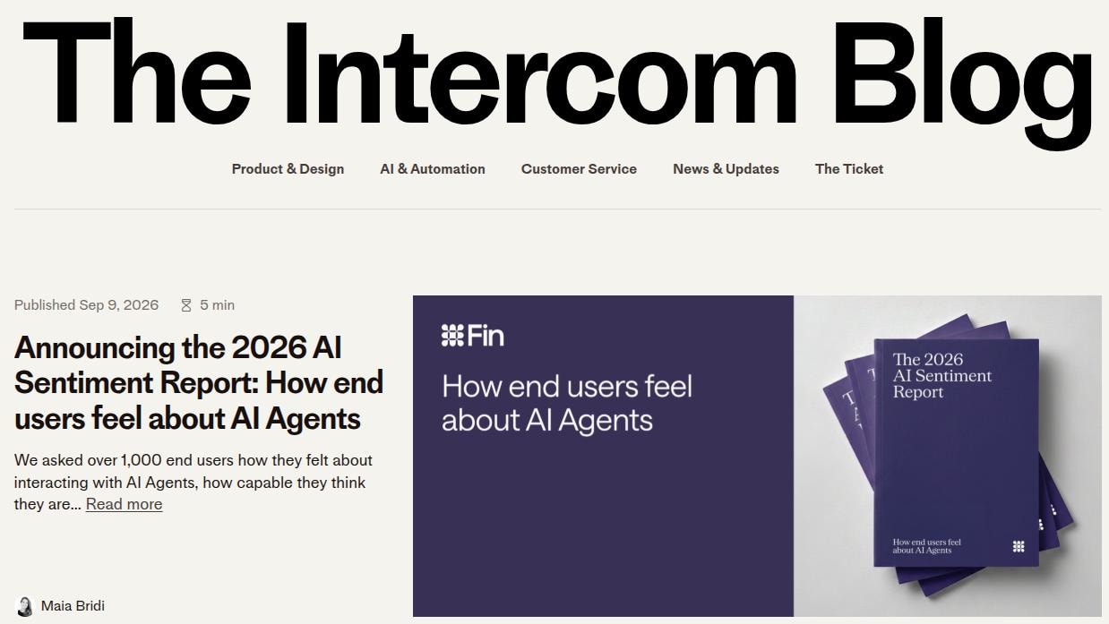 The Intercom Blog.
