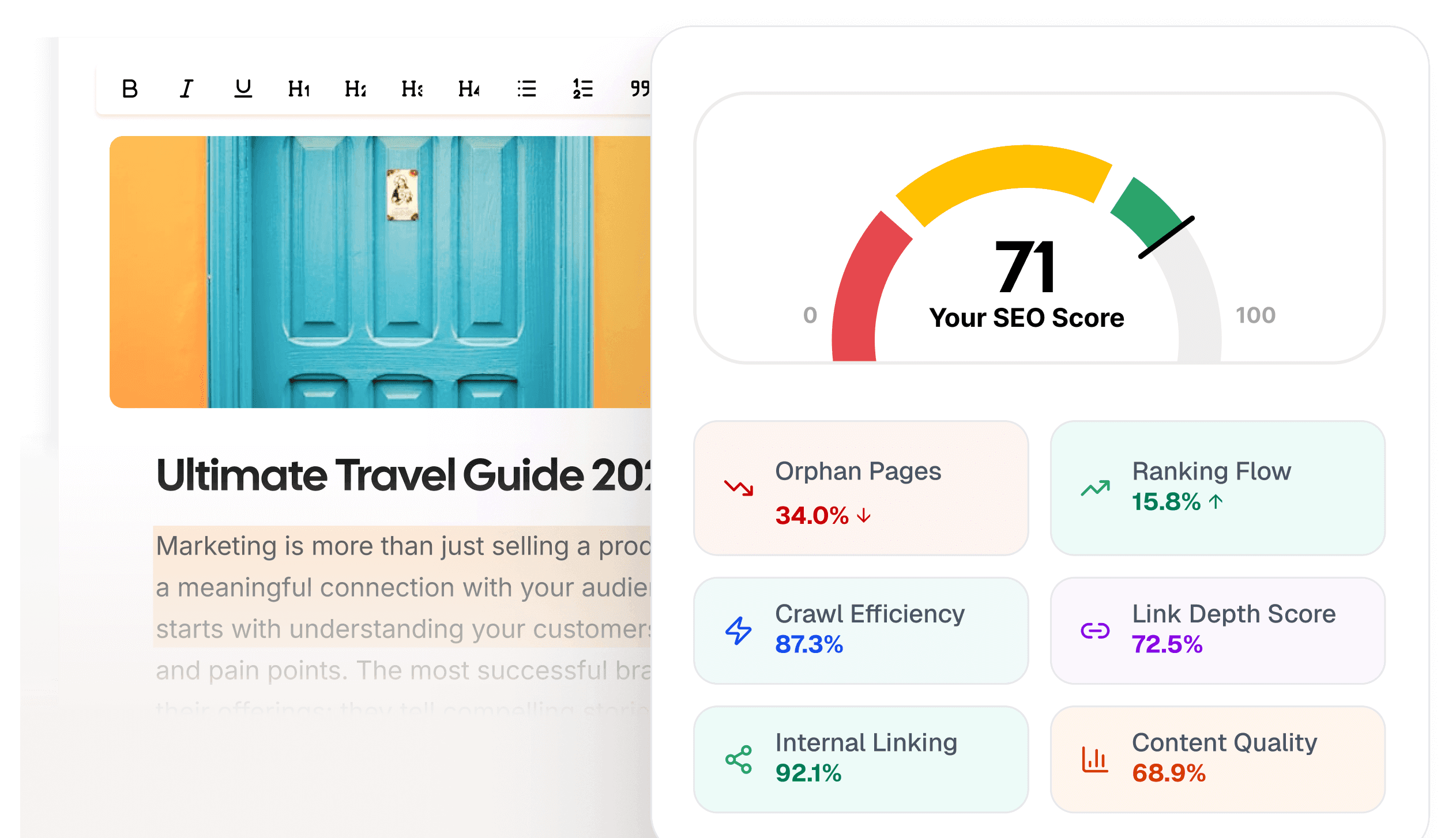 Smart optimization and linking illustration