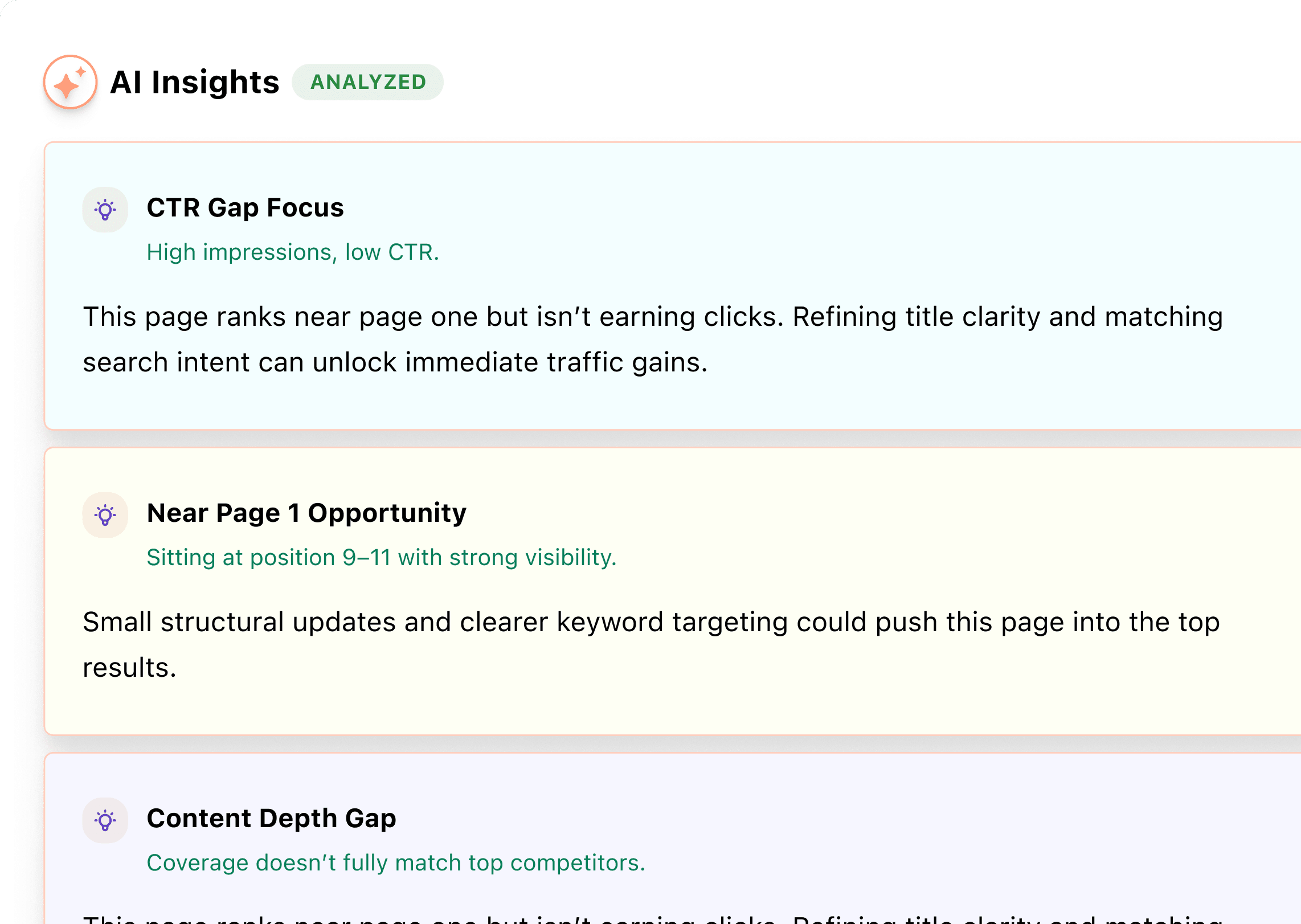 Content refresh and quick wins illustration