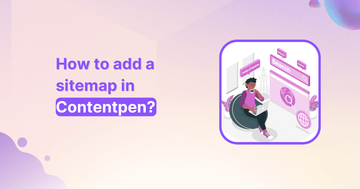 How to add a sitemap in Contentpen?