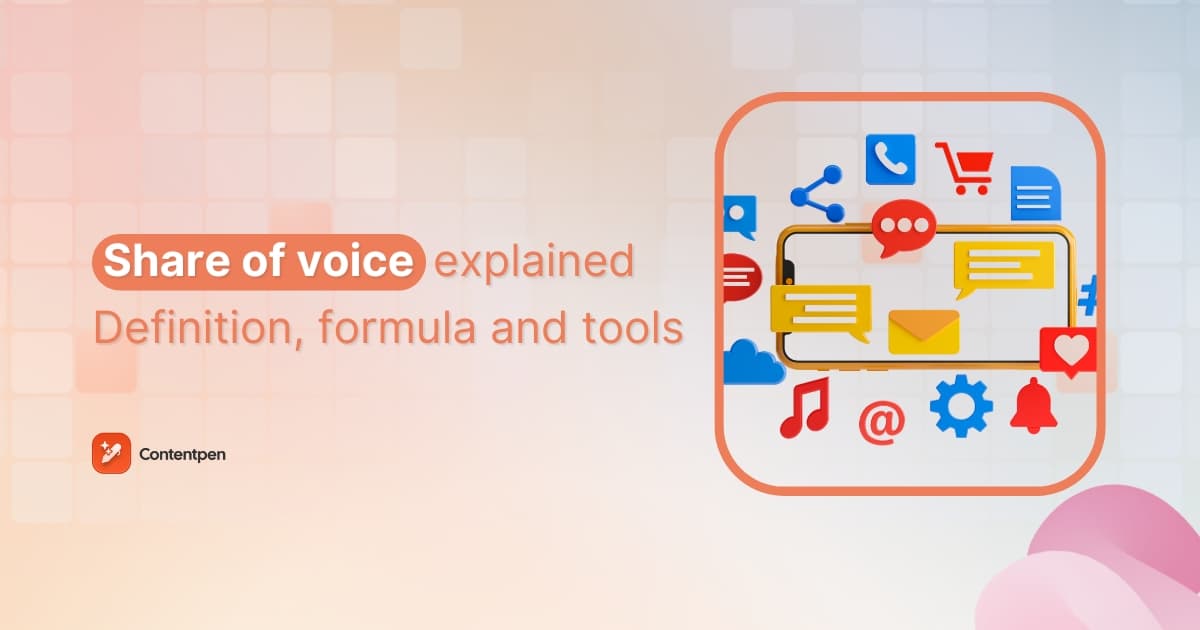 Share of voice: Definition, formula, and how to increase it