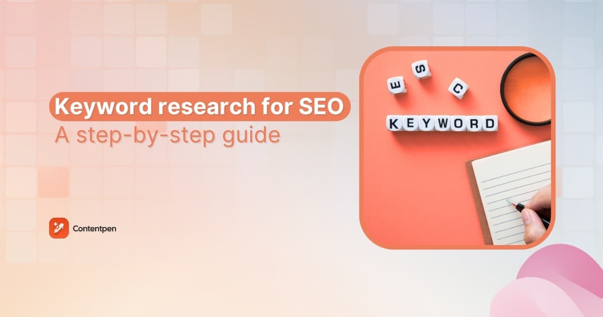 How to do keyword research for SEO (step-by-step guide)