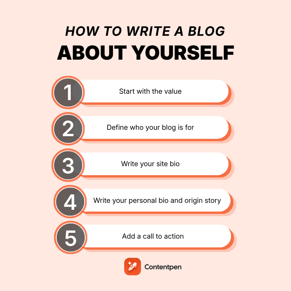 How to write a blog about yourself that people love to read.