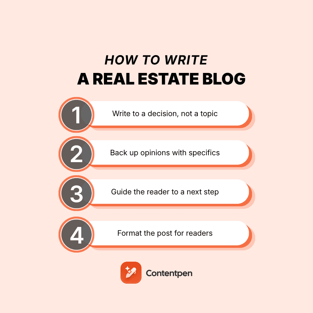 How to write a real estate blog: Your friendly beginner's guide.