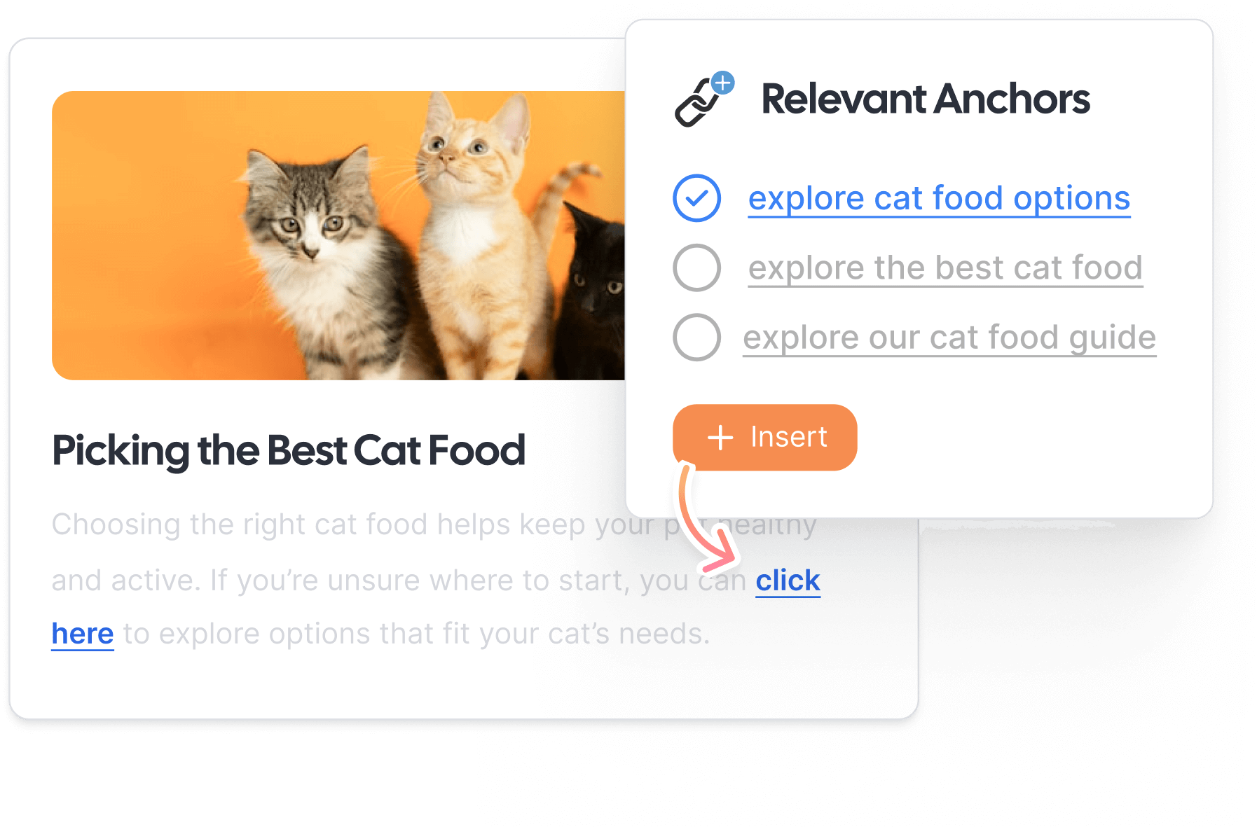 Context-aware link placement