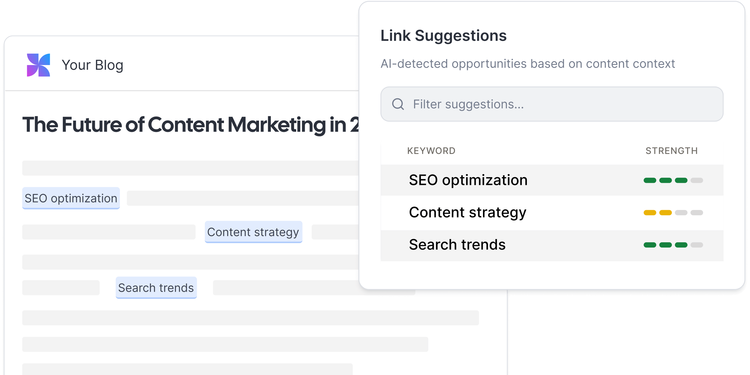 Intelligent link mapping